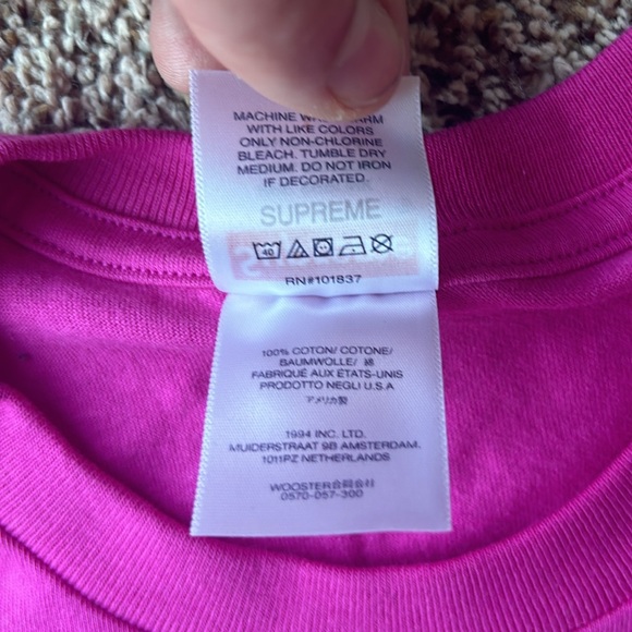 Rare 2017 Supreme Blank Tee - Picture 3 of 3